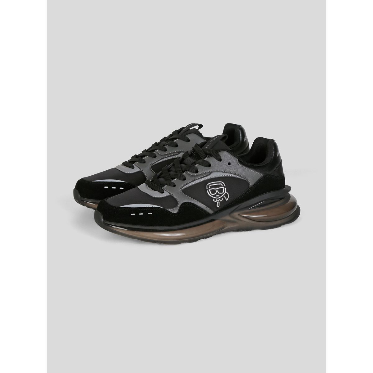 KARL LAGERFELD - Zapatillas deportiva con logo en perfil lateral