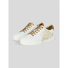 KARL LAGERFELD - Zapatillas blancas con bordado rococó