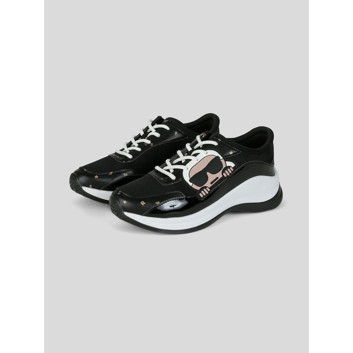 KARL LAGERFELD - Zapatillas deportivas multicolor con ilustración bordada