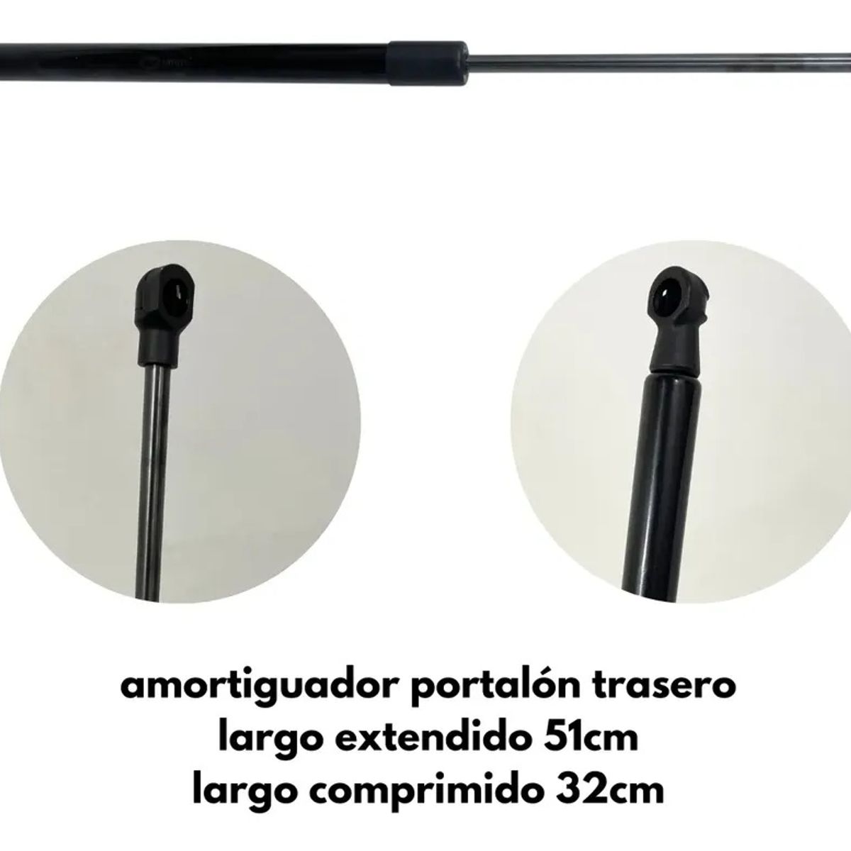KUANGYE - Par de amortiguadores de Gas para portón Trasero Compatible con Captiva 2010 2018