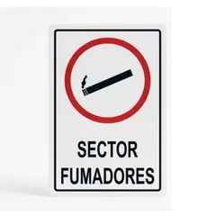 GENERICO - Señalética Corporativa y de Seguridad Integral SECTOR FUMADORES