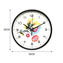 GENERICO - RELOJ DE PARED 30X30CM FLORAL