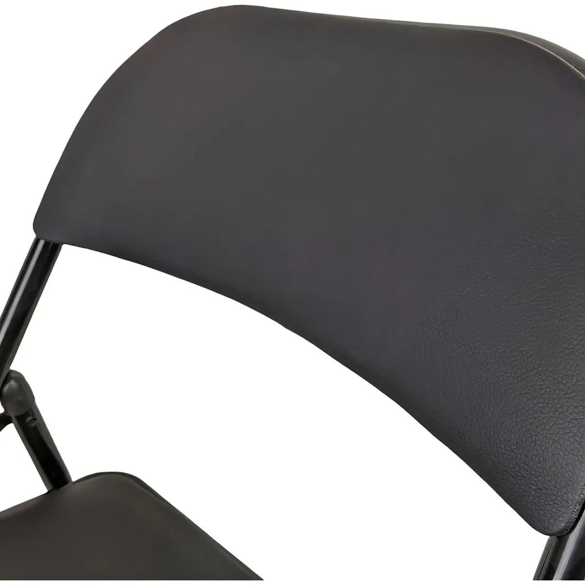 NO LOGO - Silla Plegable Metálica Resistente, Con Asiento Y Respaldo
