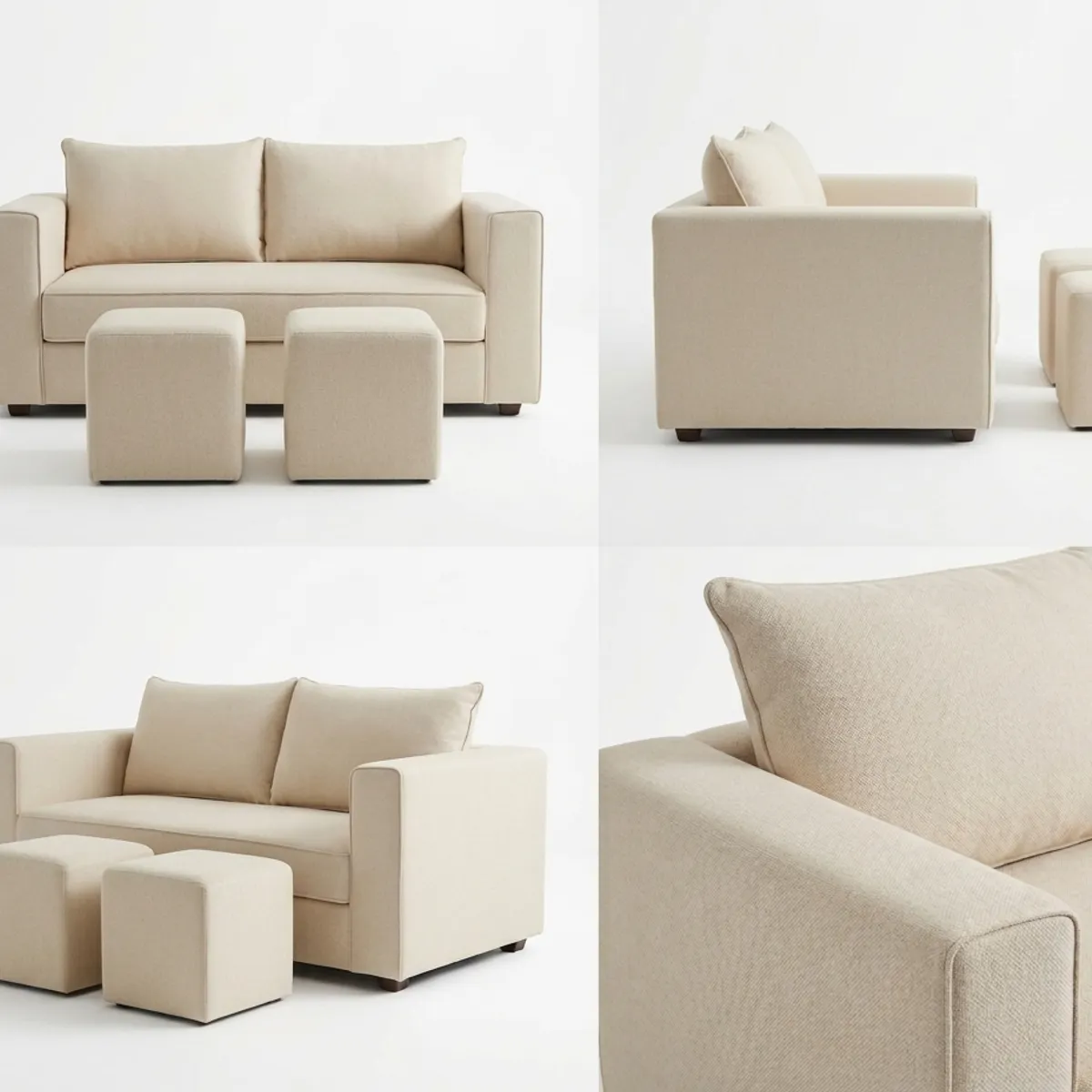 CONSTRUCSOFA - Sofa Aurelia 2c 2 puff