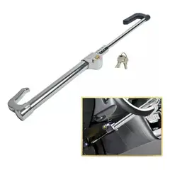 GENERICO - Traba Volante Y Pedal Antirrobo Universal Premium Calidad