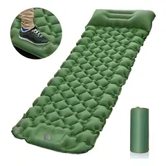 VIDA BUENAS - Colchoneta Inflable Plegable Paraacampada Y Senderismoverde