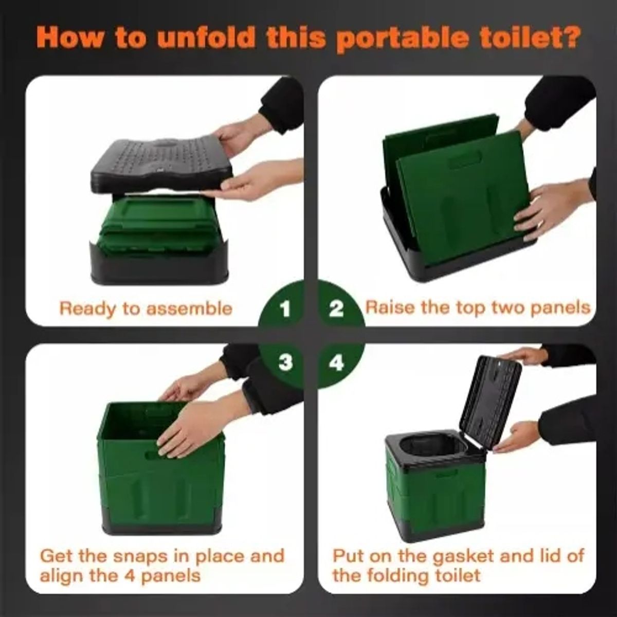 GENERICO - Baño Químico Portátil 20 Litros Reusable Camping Outdoor