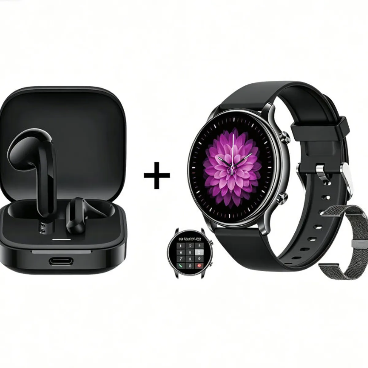 XIAOMI - Y66 Smartwatch+Audífonos  Auriculares Bluetooth XIAOMI Redmi Buds 6 Active