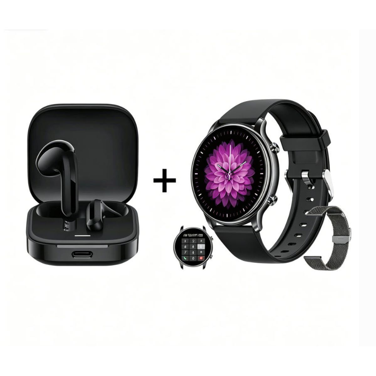 XIAOMI - Y66 Smartwatch+Audífonos  Auriculares Bluetooth XIAOMI Redmi Buds 6 Active