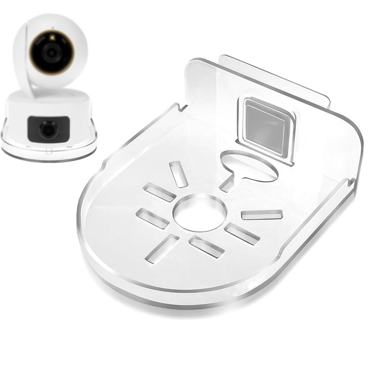 KUANGYE - Soporte De Pared Adhesivo Para Cámara De Seguridad  Monitor