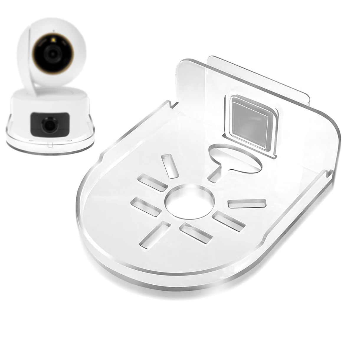KUANGYE - Soporte De Pared Adhesivo Para Cámara De Seguridad  Monitor