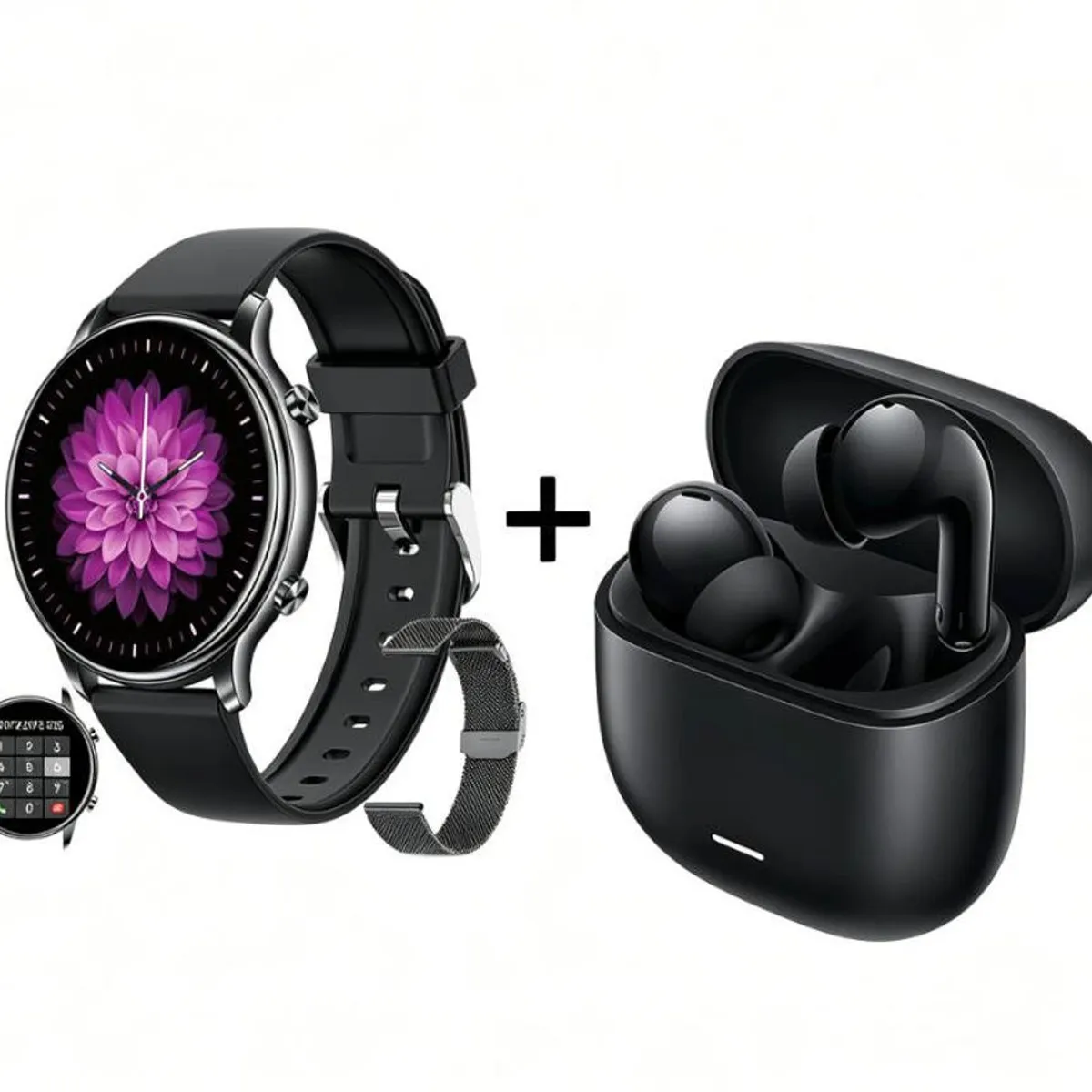 XIAOMI - Y66 Smartwatch+Audífonos  Auriculares Bluetooth XIAOMI Redmi Buds 6 Lite