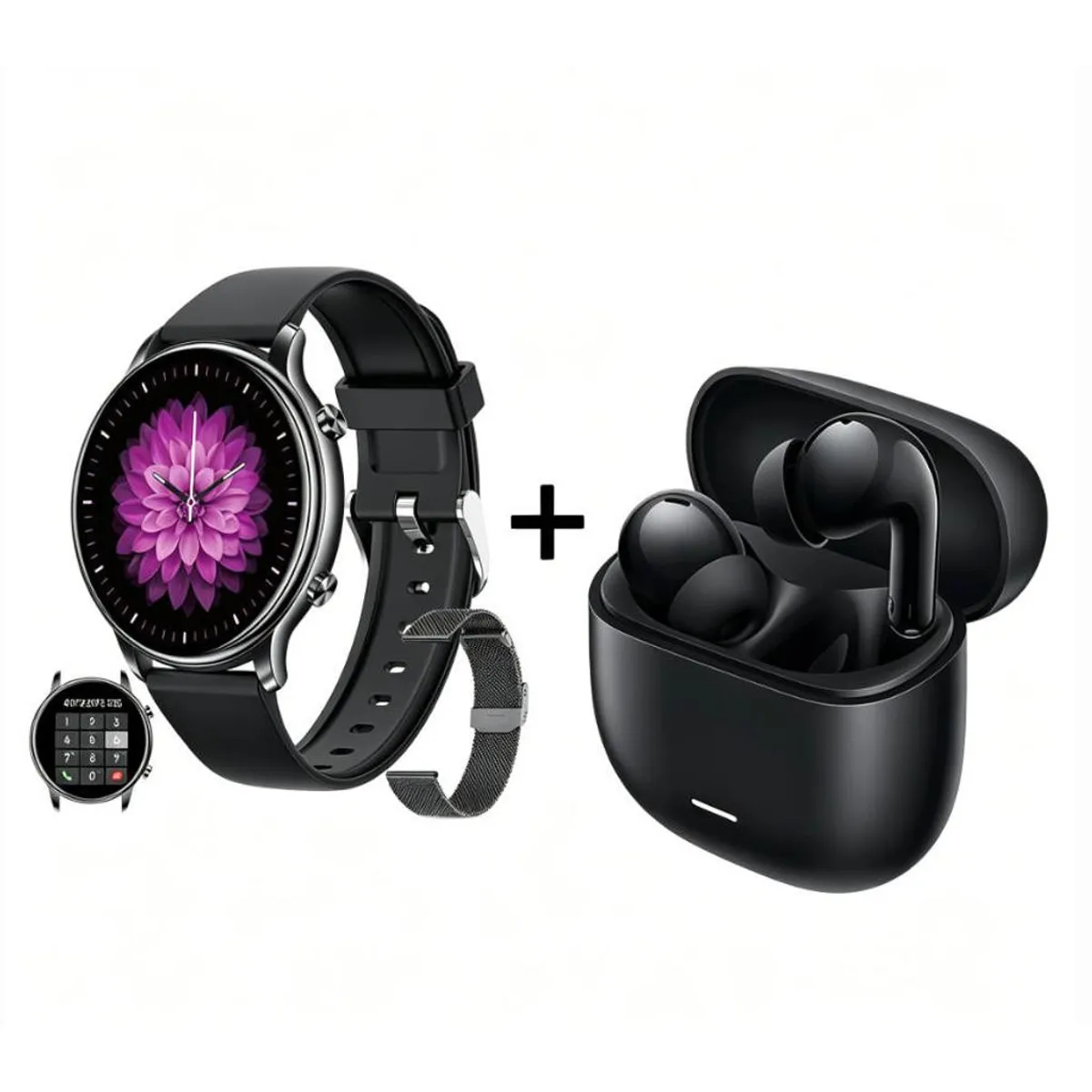 XIAOMI - Y66 Smartwatch+Audífonos  Auriculares Bluetooth XIAOMI Redmi Buds 6 Lite