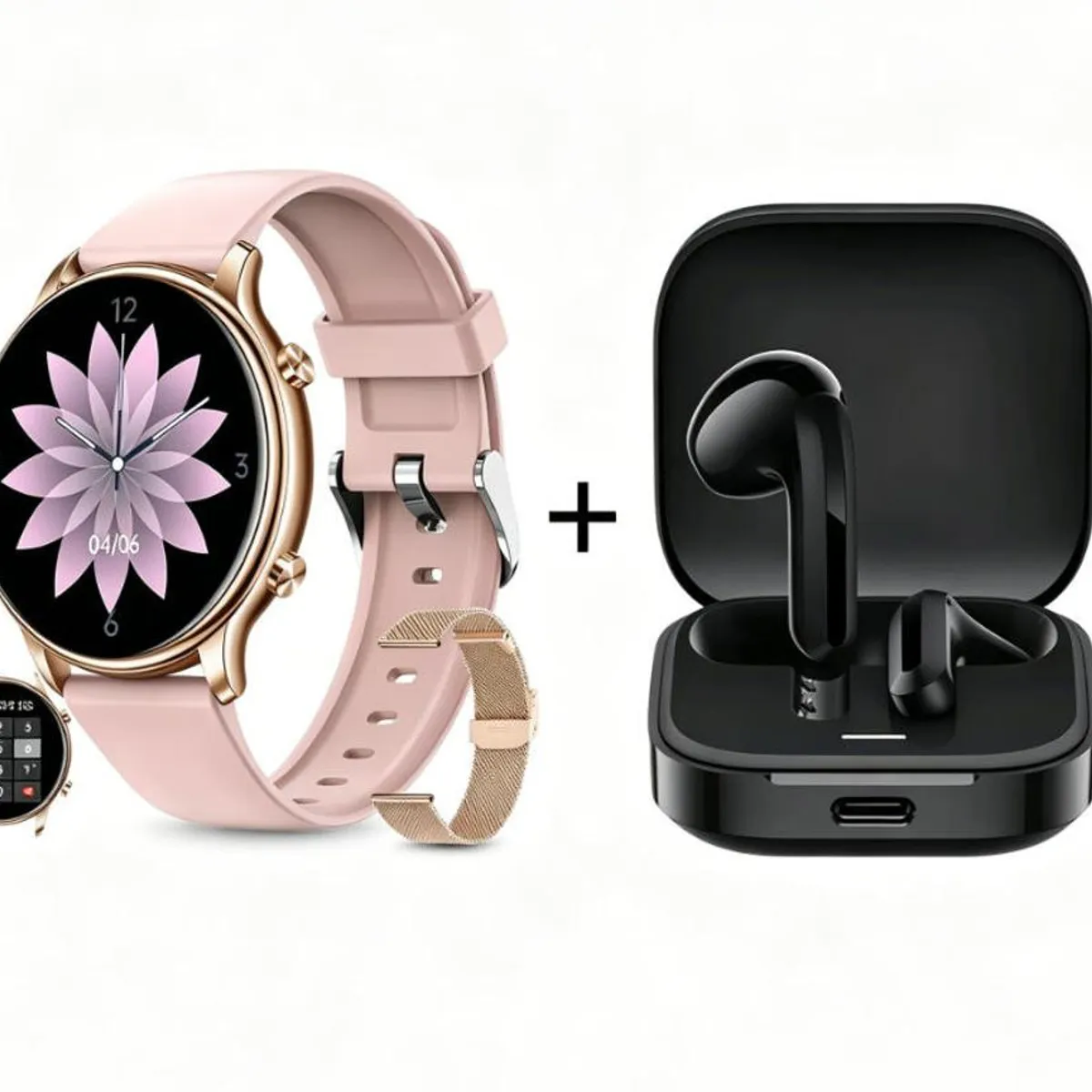 XIAOMI - Y66 Smartwatch+Audífonos  Auriculares Bluetooth XIAOMI Redmi Buds 6 Active