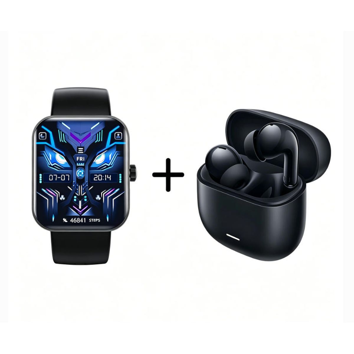 XIAOMI - Smartwatch F16-Rosa reloj inteligente deportivo+Xiaomi Redmi Buds 6 Lite