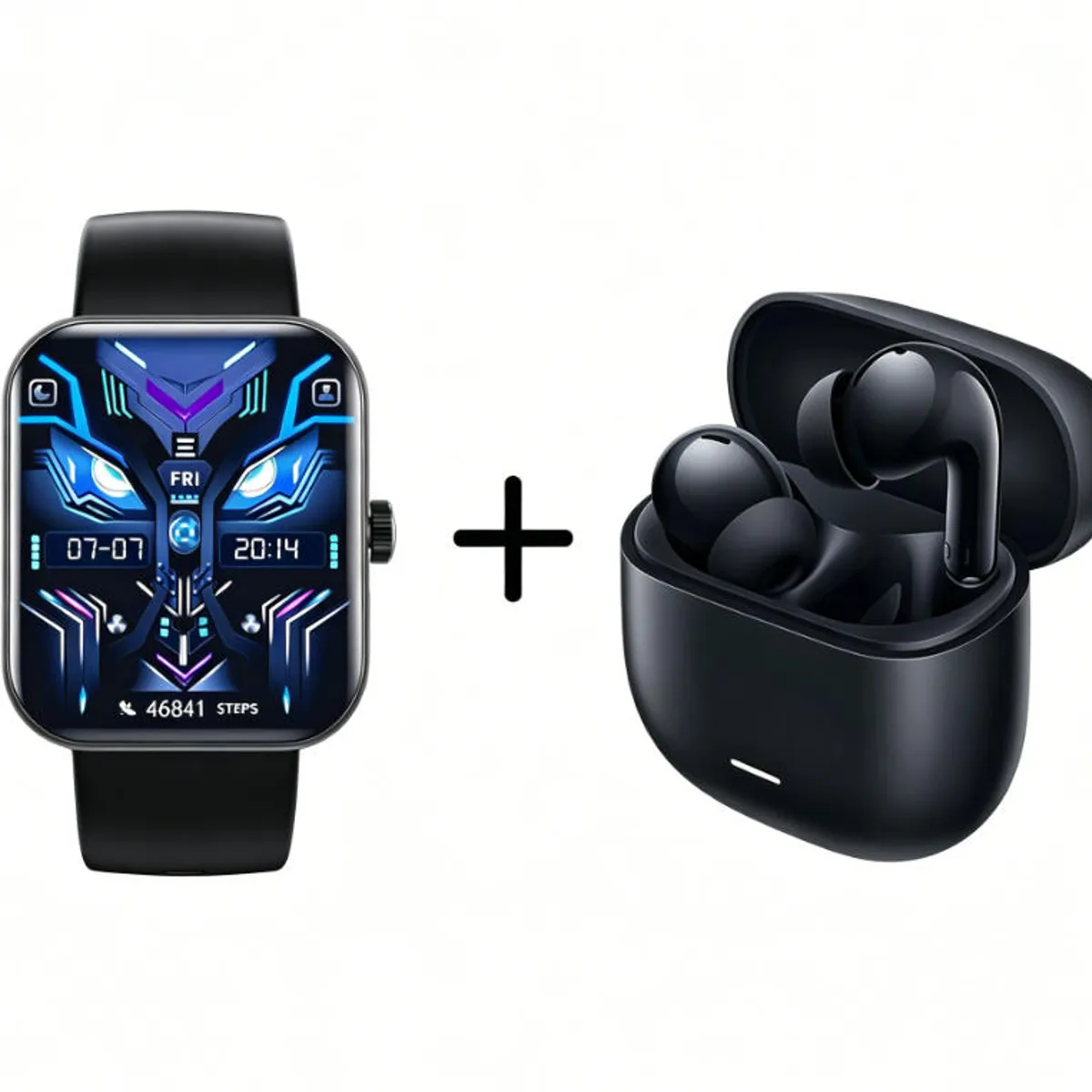 XIAOMI - Smartwatch F16-Rosa reloj inteligente deportivo+Xiaomi Redmi Buds 6 Active