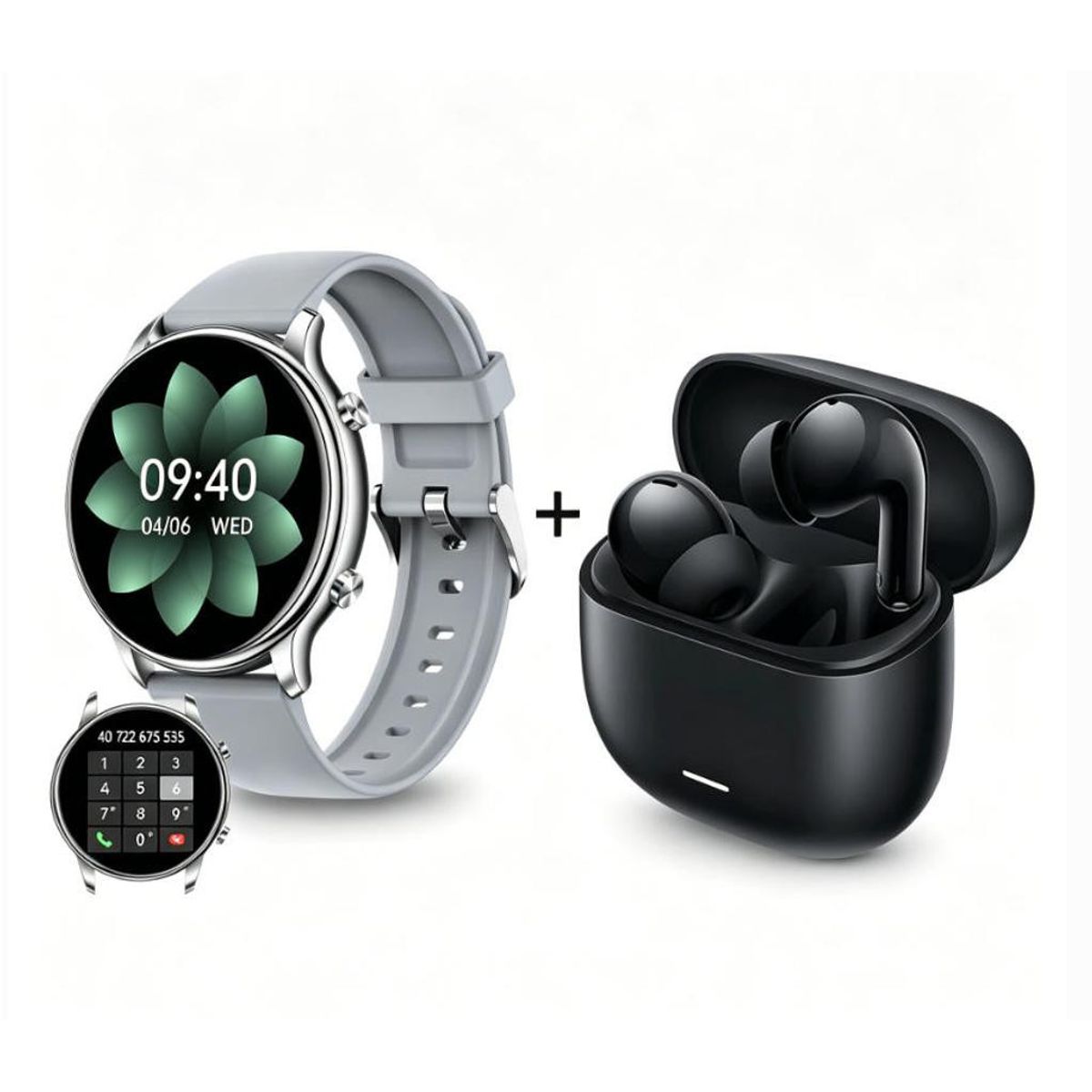 XIAOMI - Y66 Smartwatch+Audífonos  Auriculares Bluetooth XIAOMI Redmi Buds 6 Lite