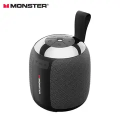 MONSTER - Altavoz portátil inalámbrico estéreo reproductor de música de luz LED para exteriores