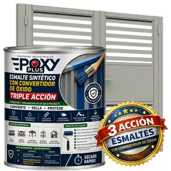 EPOXY - ESMALTE SINTETICO - CONVERTIDOR OXIDO - 1-8 GALÓN - BLANCO PERLA CLARO