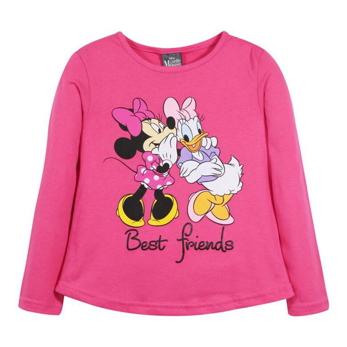 DISNEY - Polera Ml Niña Minnie Y Daisy Fucsia Disney