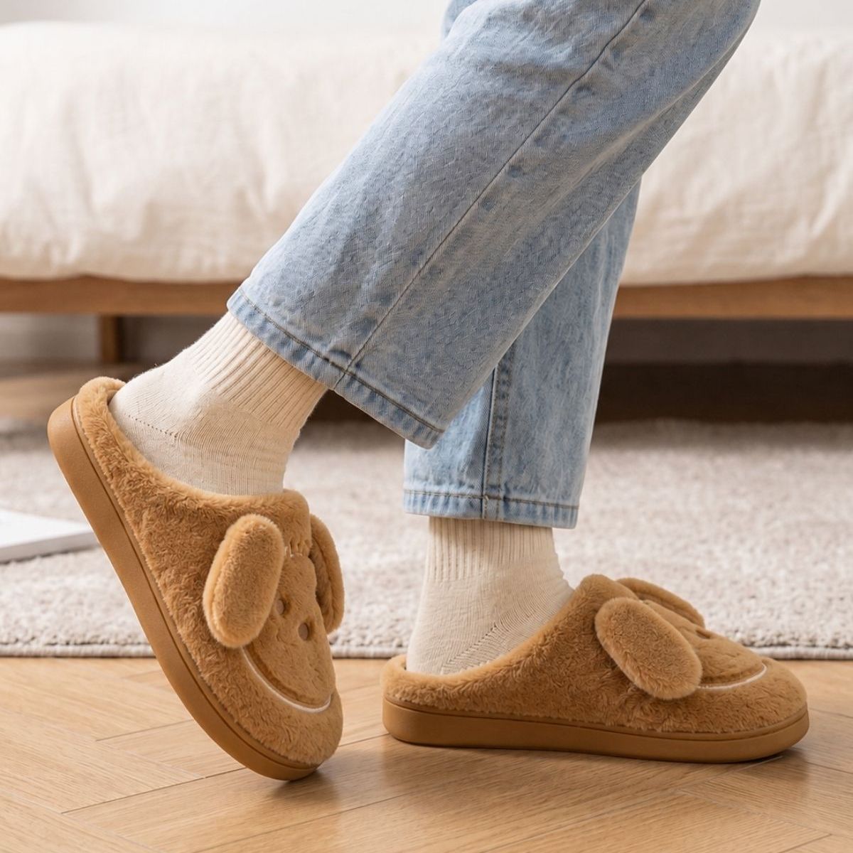 LIKE SHOP - Pantuflas Chiporro Zapatillas De Levantarse. Zapato Descanso 808