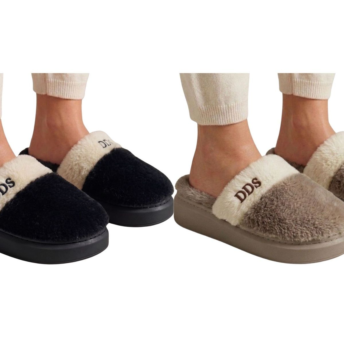 LIKE SHOP - Pack 2 Pantuflas Chiporro Zapatillas De Levantarse. Descanso 808
