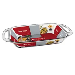 MARINEX - Asadera Rectangular Grande Con Asas 3,5 Litros Seletta