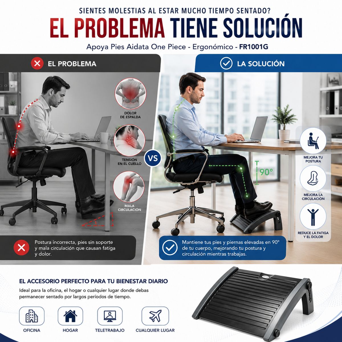 TERMOLAM - Apoya Pies Aidata One Piece - Ergonómico - FR1001G
