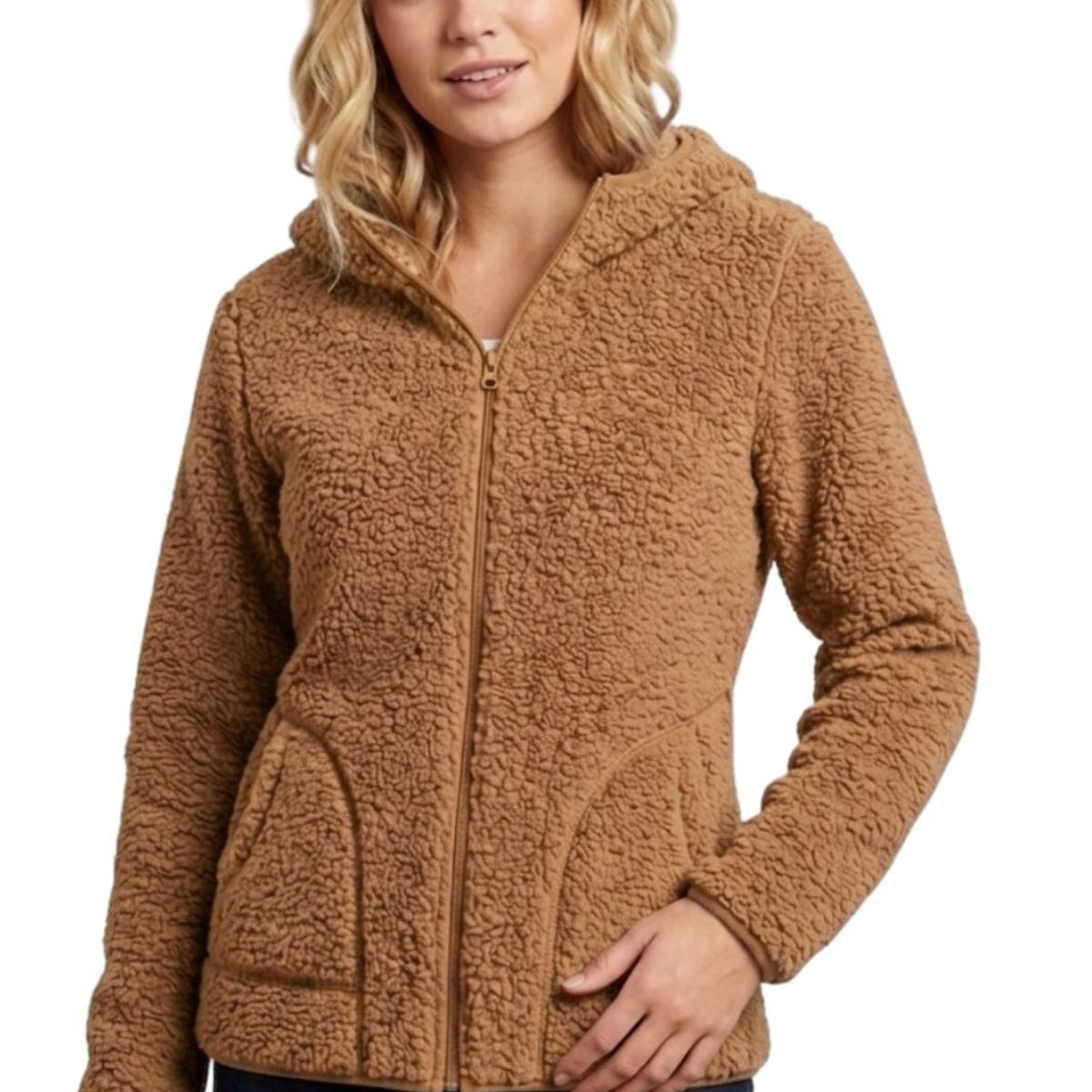 LOOK SHOP - Polerón Polar Corderito, Peludo Mujer Invierno, Colores 999