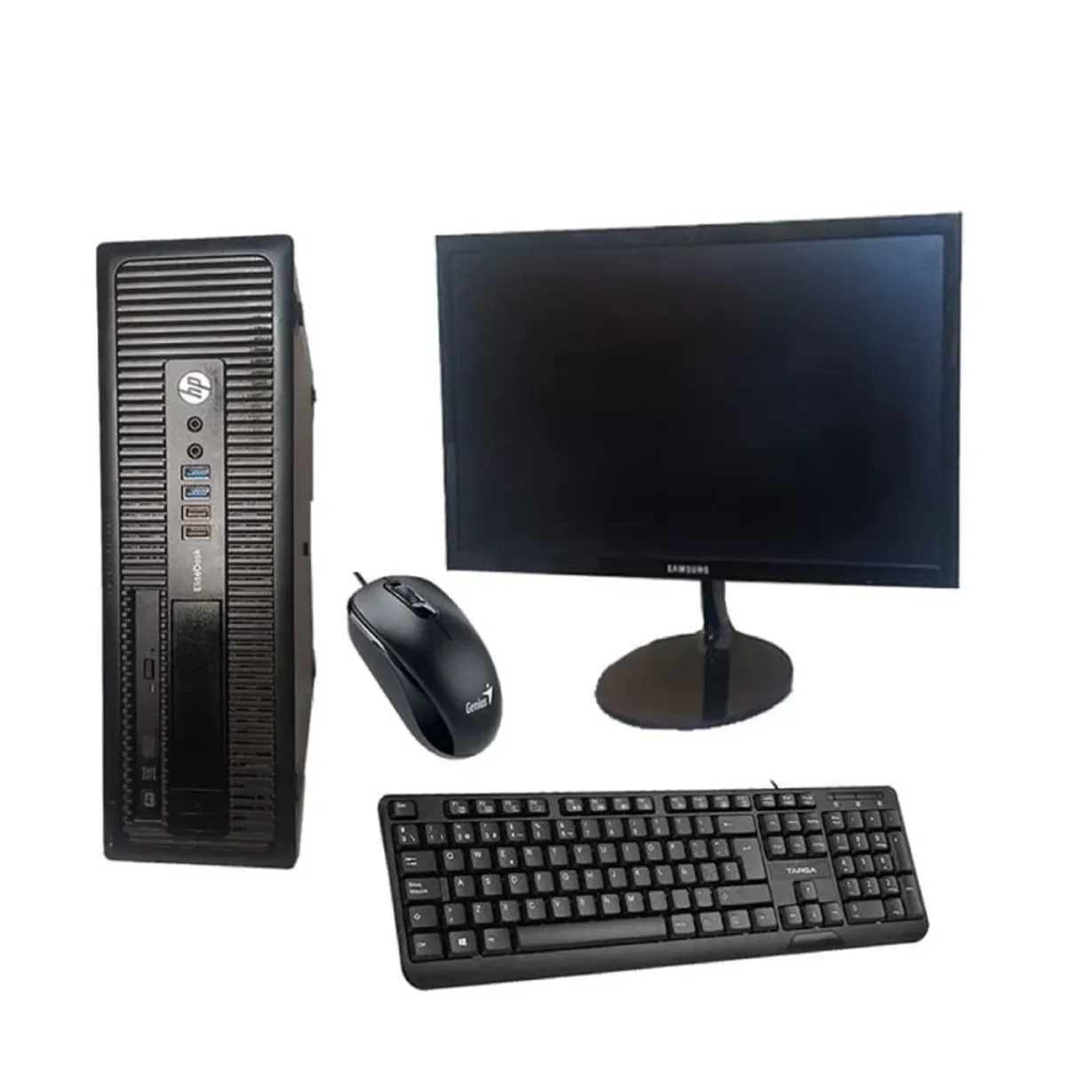 HP - Kit PC HP ProDesk 600 G1 i5 4ta gen. HDD 500GB, RAM 8GB, Monitor 22" Teclado y mouse