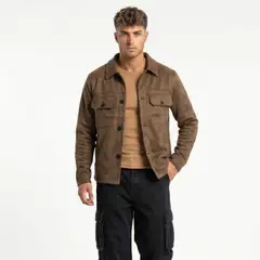 D'JOE - Chaqueta Sobrecamisa Gamuza Soft Hombre Fabrizio