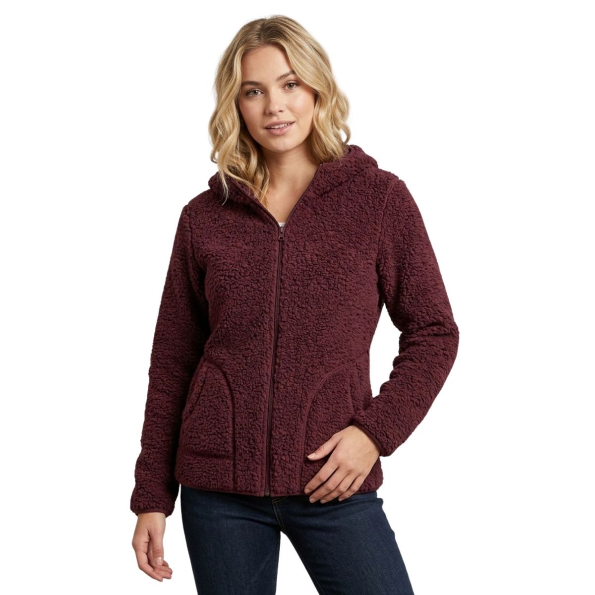LOOK SHOP - Polerón Polar Corderito, Peludo Mujer Invierno, Colores 999