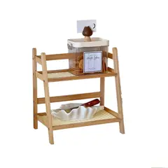OKAY - Estante Repisa De Bambú 2 Niveles Para Cocina