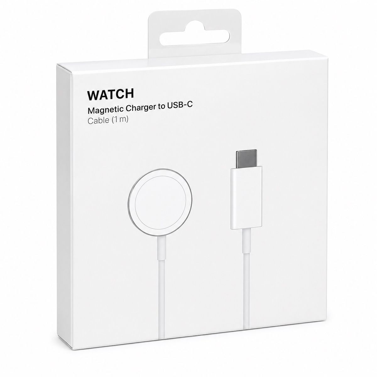 GENERICO - Cargador Magnético Compatible Reloj  Watch  Usb Tipo C 1M Blanco