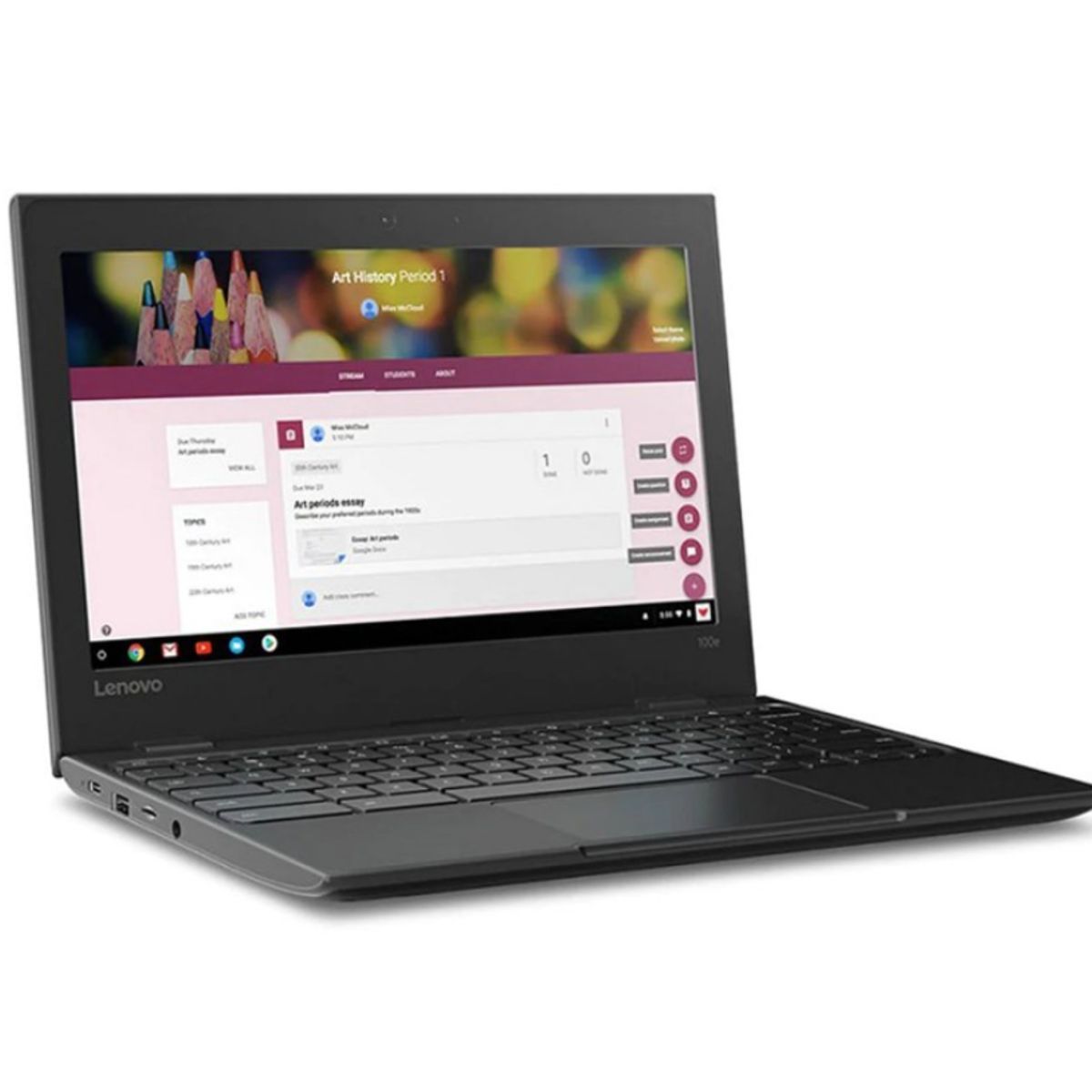 LENOVO - Notebook Lenovo Chromebook 100e Gen 2 MediaTek MT8173C 4GB RAM 32GB 11.6" ChromeOS Reacondicionado