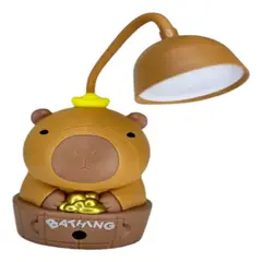 GENERICO - Lámpara de Escritorio Capibara con sacapunta Tajador - Capybara