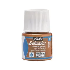 PEBEO - Pintura Para Tela Frasco 45 Ml Setacolor Textil Color 47 - Tornasol Cobre Claro