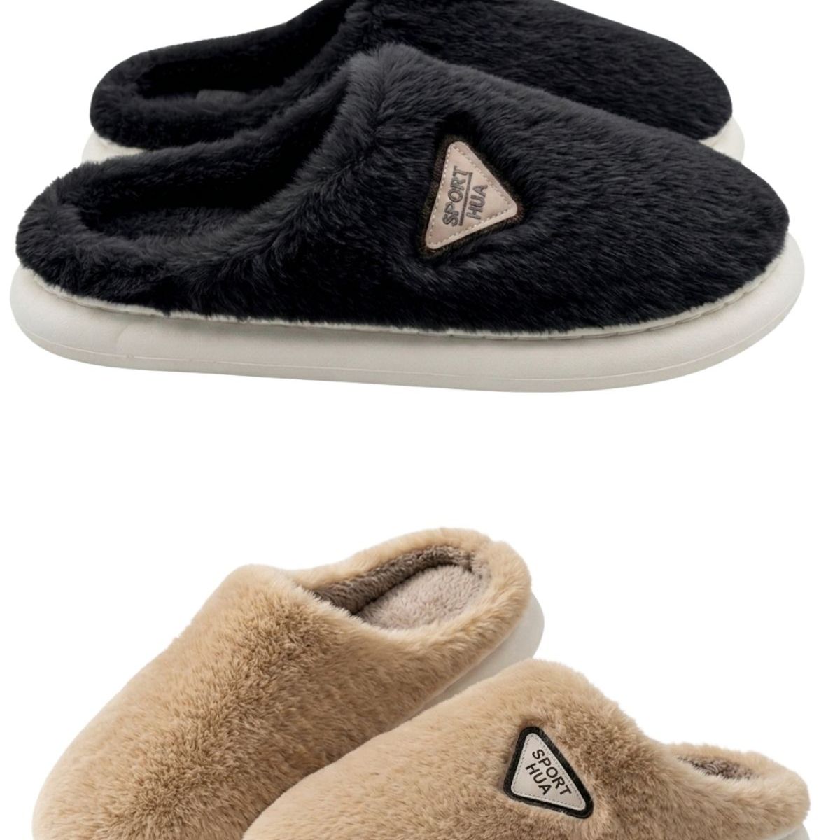 LIKE SHOP - Pack 2 Pantuflas Chiporro Hombre Invierno Casual Confort 811