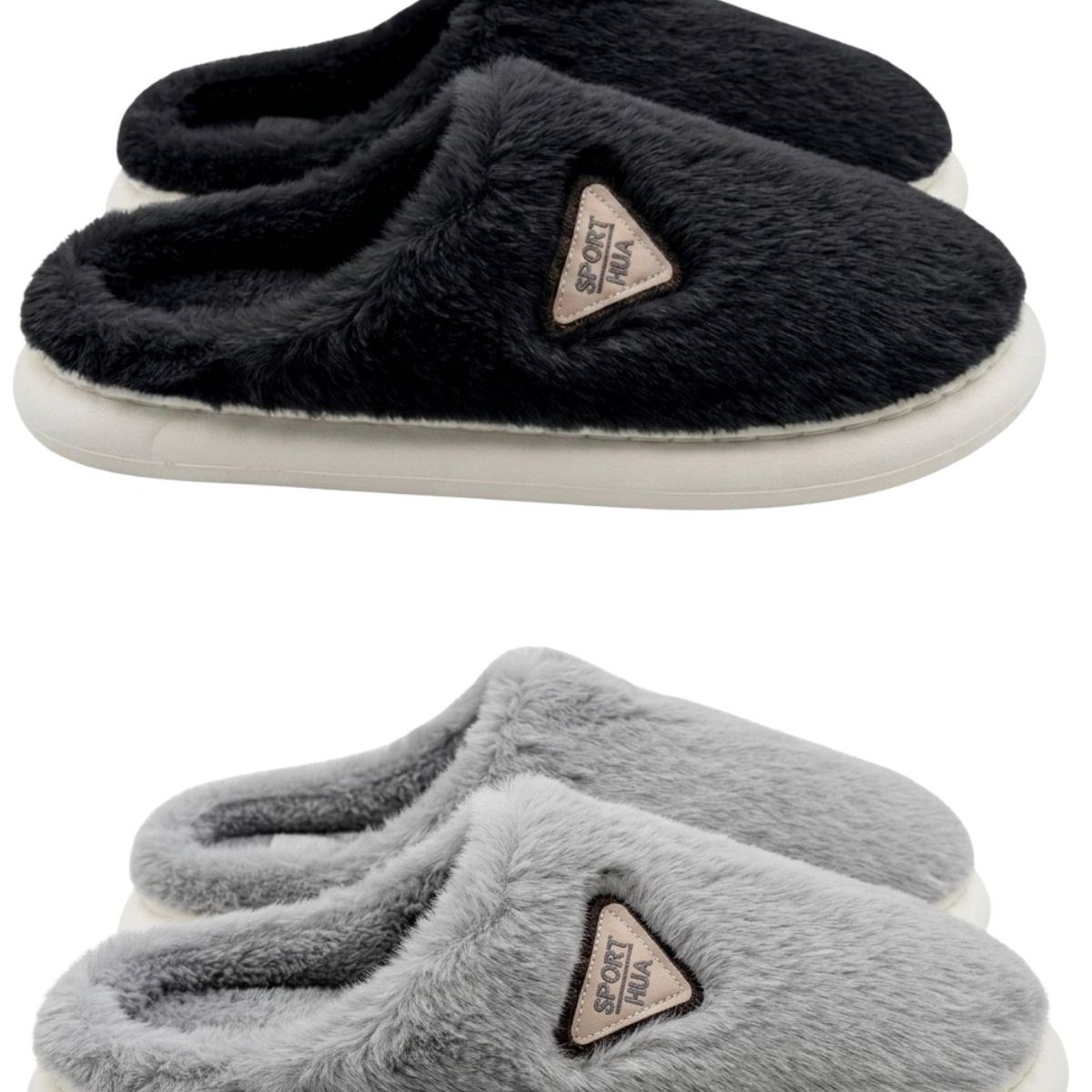 LIKE SHOP - Pack 2 Pantuflas Chiporro Hombre Invierno Casual Confort 811