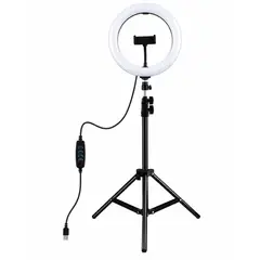 GENERICO - Aro De Luz Para Fotografía 26 cm + Tripode