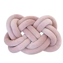 GENERICO - Almohada Cojin Nudo Grande Café 45 Cm