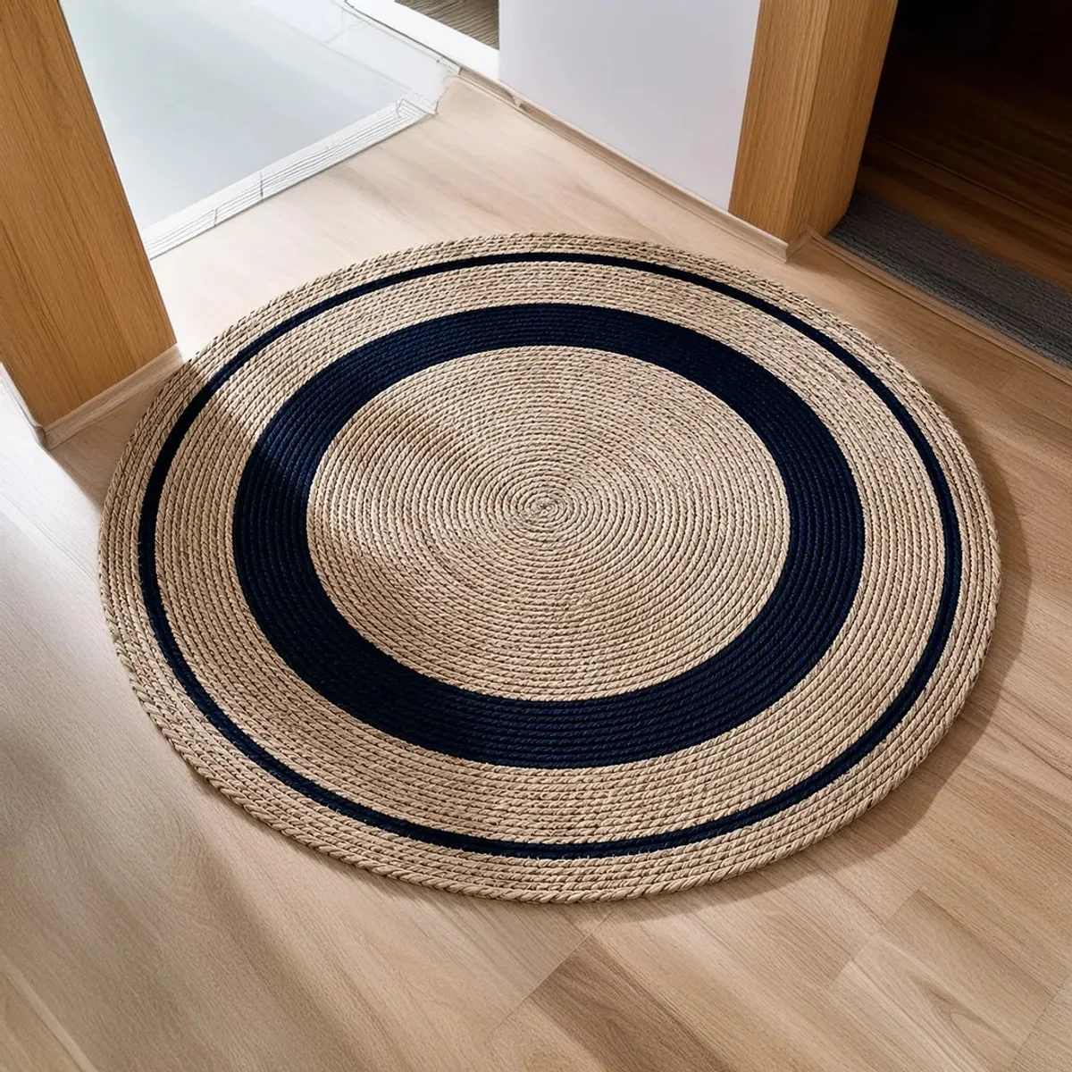 GENERICO - Alfombra De Yute Redonda  120 cm 2