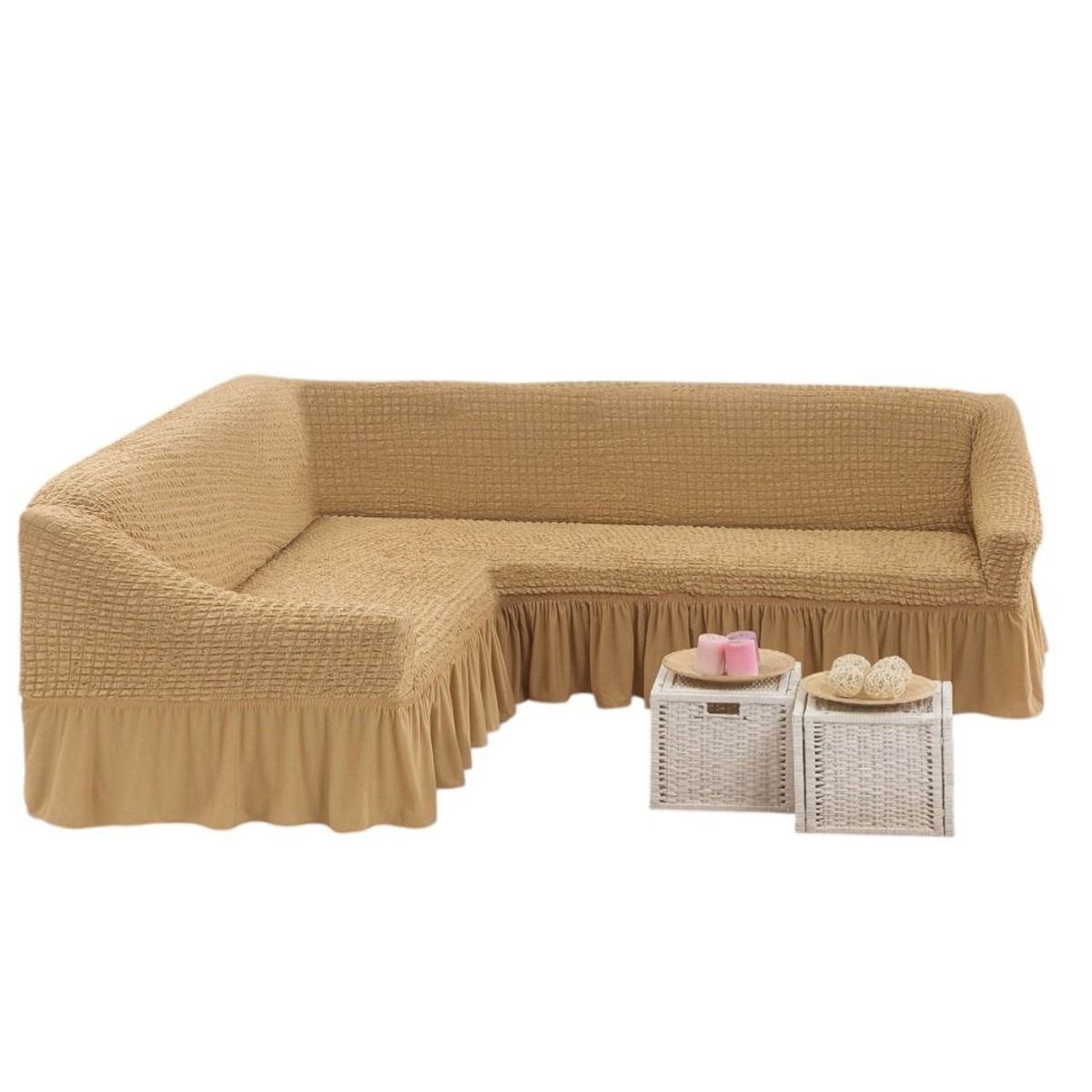 GENERICO - Funda Cubre sillón Tipo L Turco