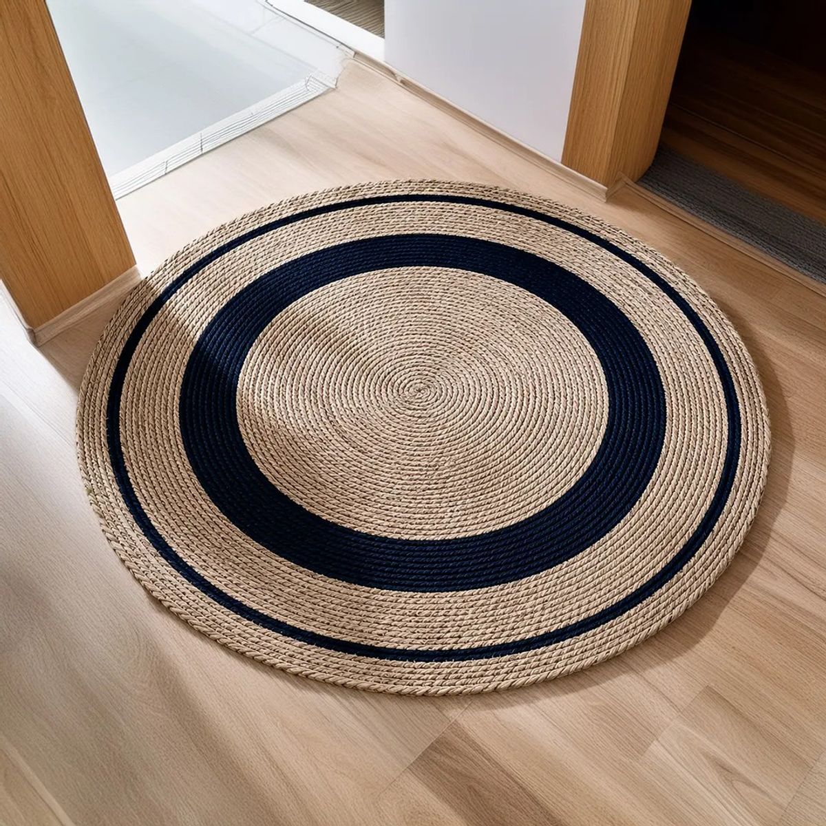 GENERICO - Alfombra De Yute Redonda  120 cm 2