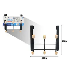 GENERICO - PERCHA PARA PUERTA 3 GANCHOS 19CM