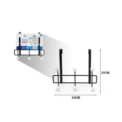 GENERICO - PERCHA PARA PUERTA 3 GANCHOS 21CM