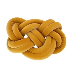 GENERICO - Almohada Cojin Nudo Grande Café 45 Cm