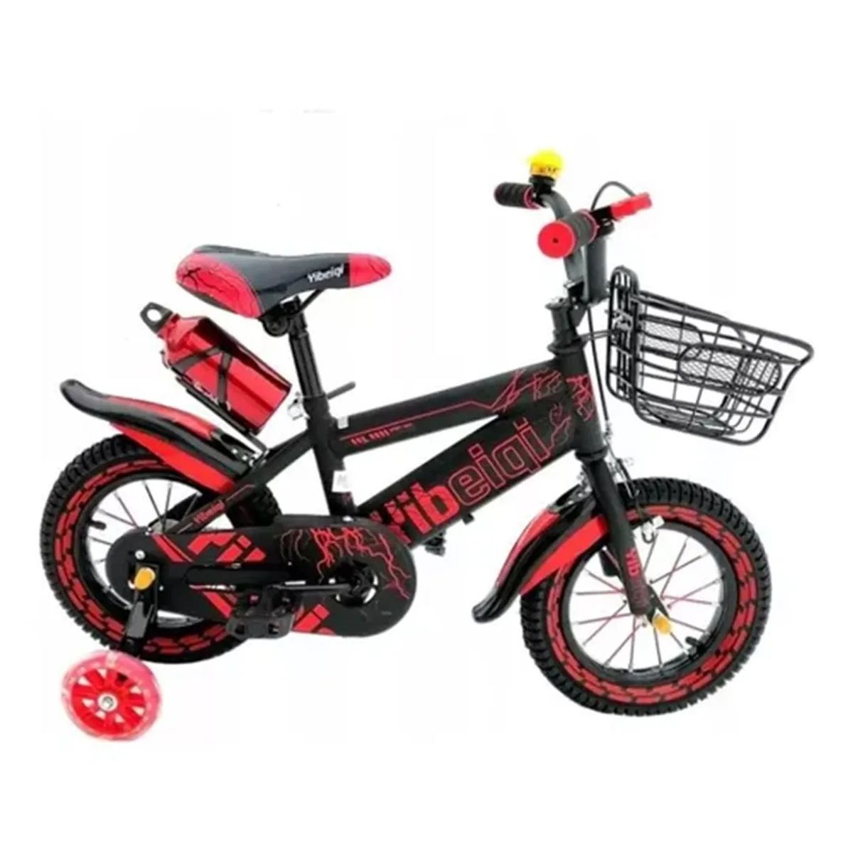 GENERICO - Bicicleta Aro 12 Infantil Ninos Con Canasto Y Filtro De Agua