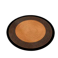 GENERICO - Alfombra De Yute Redonda 120 cm 3