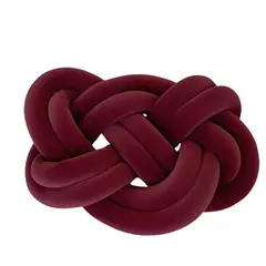 GENERICO - Almohada Cojin Nudo Grande Café 45 Cm